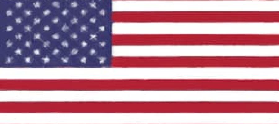 bandera Estados Unidos de América actual